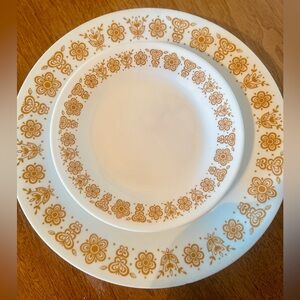 Corelle Butterfly Gold Plates